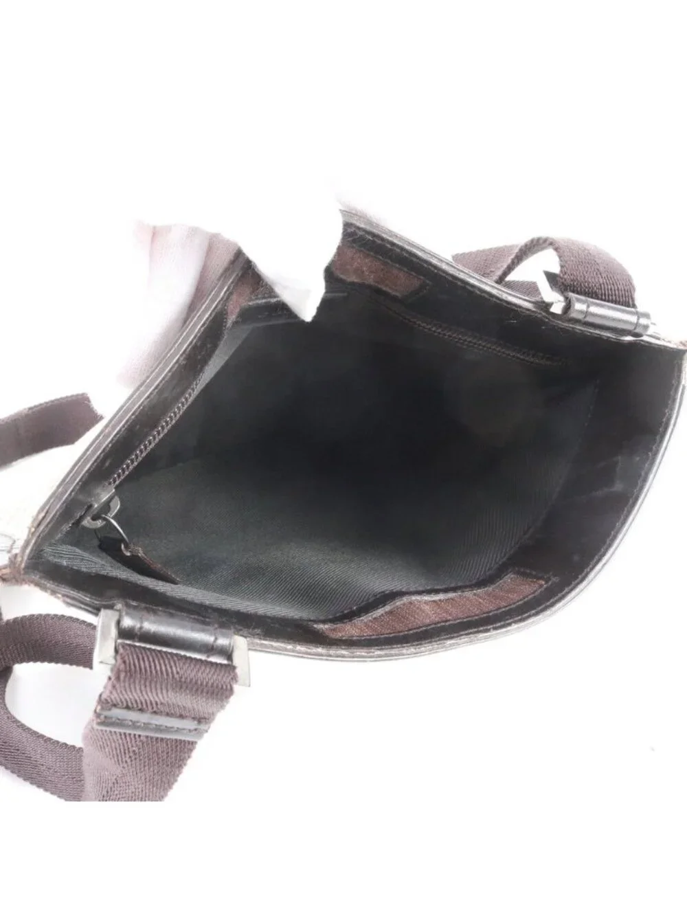 Gucci GG Canvas Leather Shoulder Bag Crossbody Messenger Business Tote